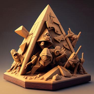 3D model Overjoyed Battle Pyramid Again VS Registeel (STL)